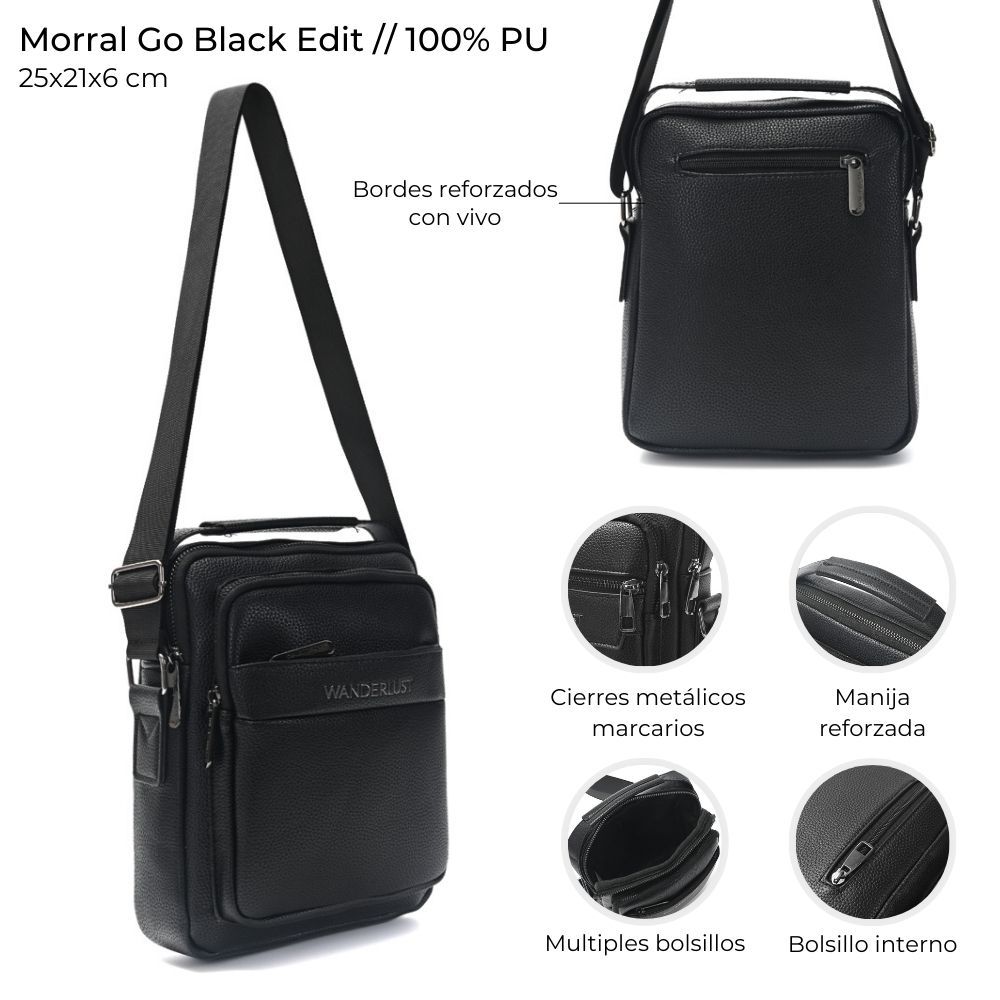 Morral Go Black Edit: Elegancia en Movimiento