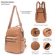 Mochila Nador Caramel: Estilo y Funcionalidad en Uno