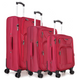 Valija Set 3 BagCherry Burgundy