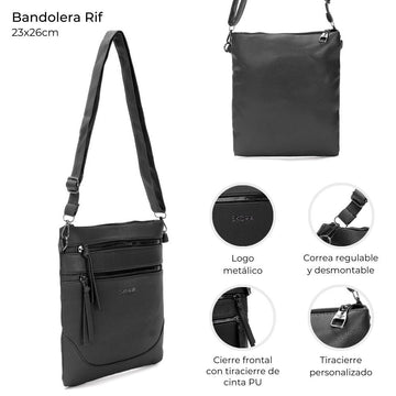 Bandolera Rif Negra: Estilo y Funcionalidad en un Solo Lugar