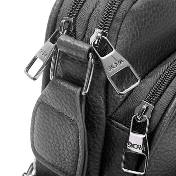 Elegante Bandolera Nador Negra con Estilo y Funcionalidad